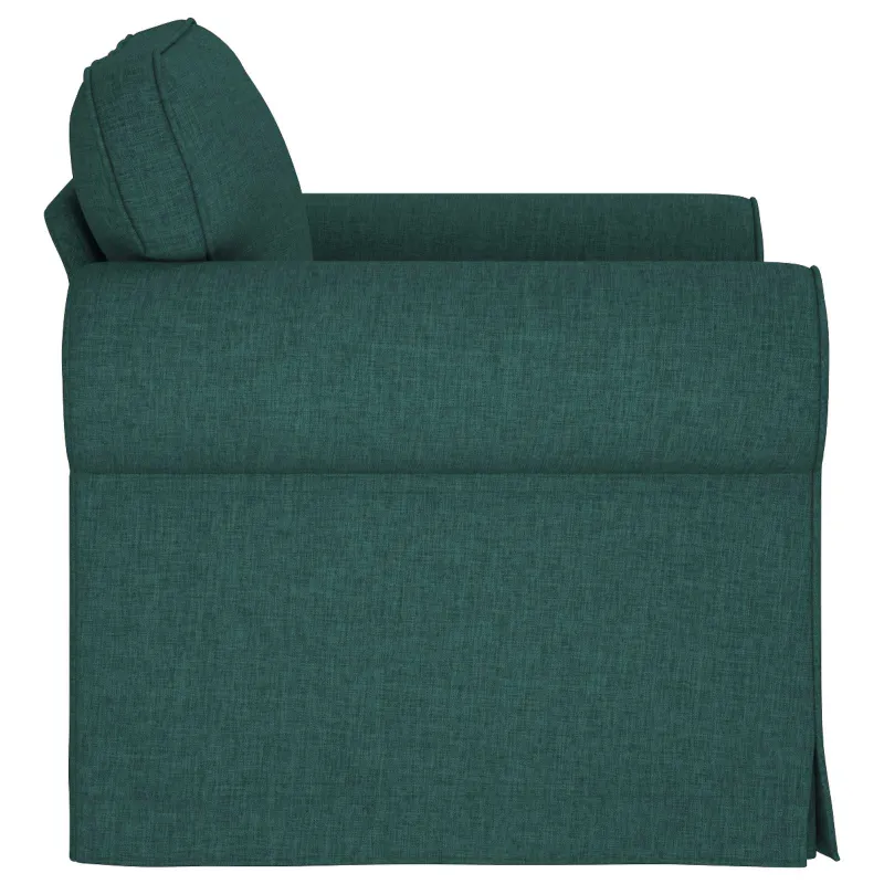Sofa Tamsiai žalia 95 x 82 x 80 cm audinys