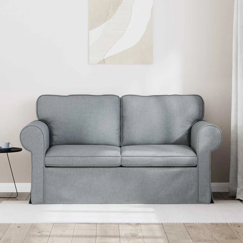 Sofa Šviesiai pilka 155 x 82 x 80 cm audinys