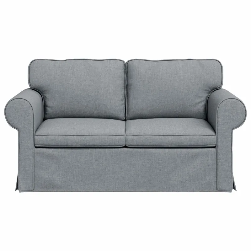 Sofa Šviesiai pilka 155 x 82 x 80 cm audinys