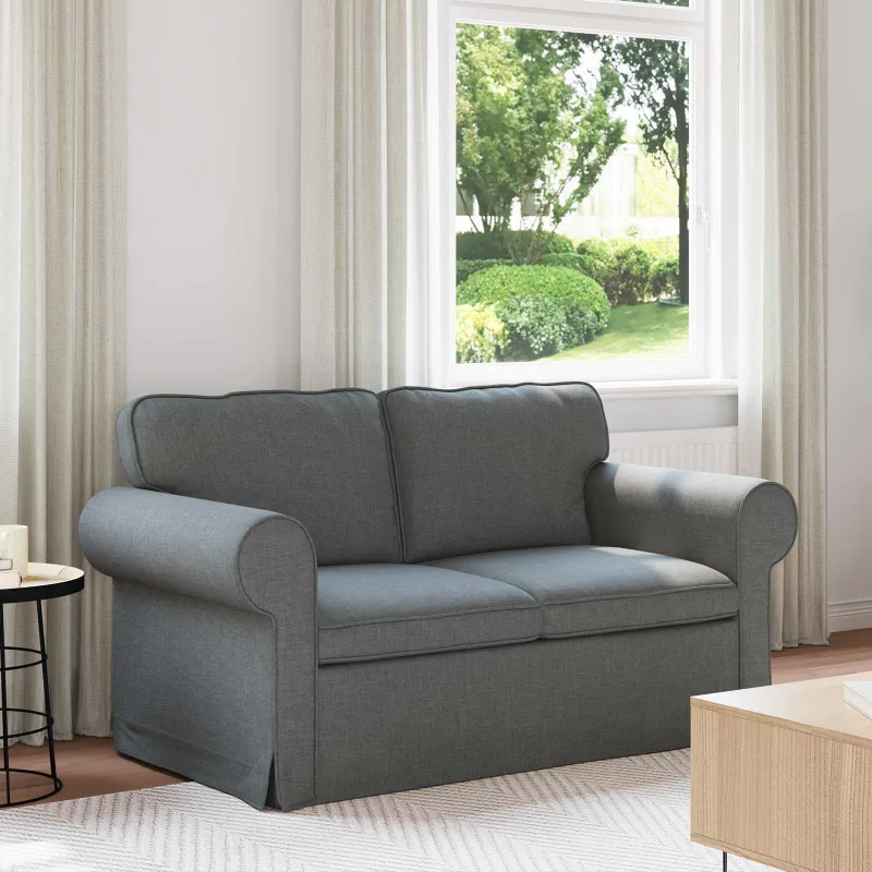 Sofa Tamsiai pilka 155 x 82 x 80 cm audinys