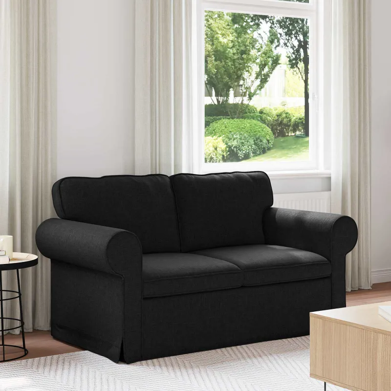 Sofa Juoda 155 x 82 x 80 cm audinys