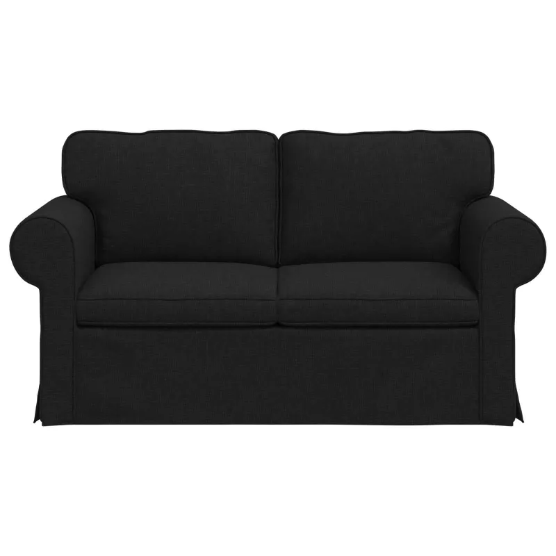 Sofa Juoda 155 x 82 x 80 cm audinys