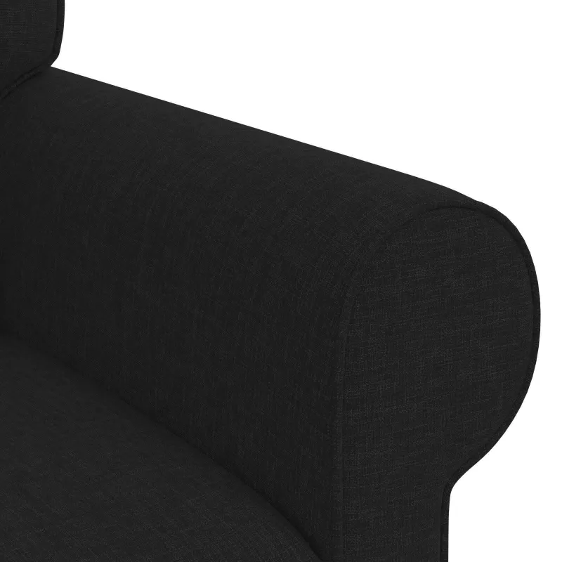 Sofa Juoda 155 x 82 x 80 cm audinys