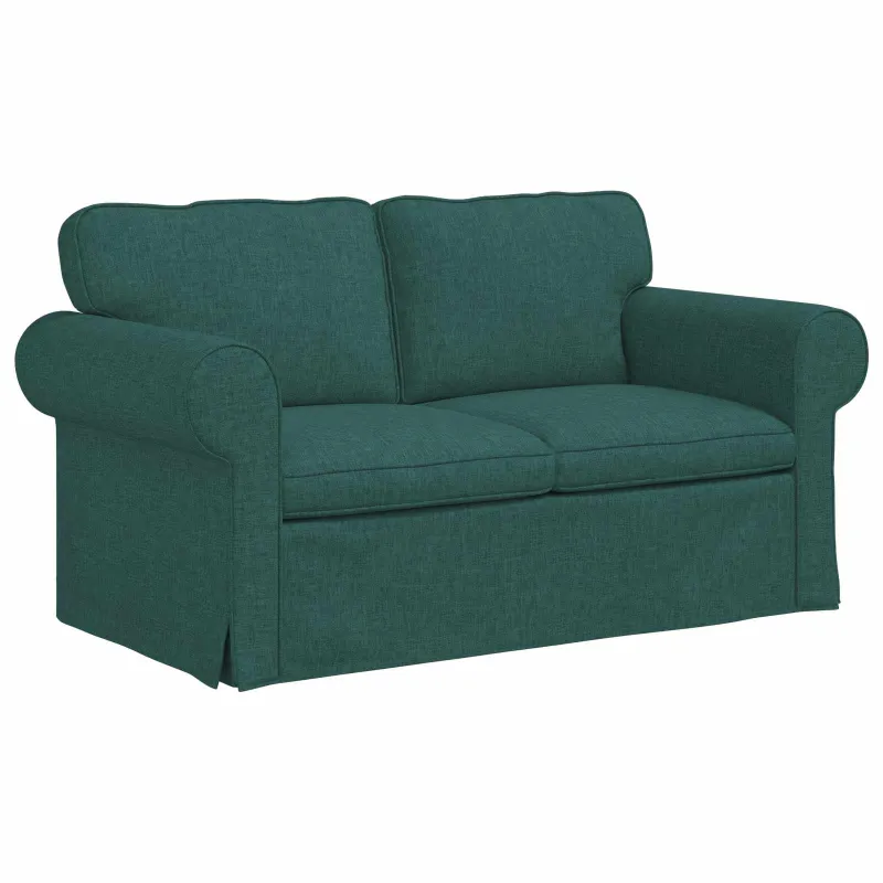 Sofa Tamsiai žalia 155 x 82 x 80 cm audinys