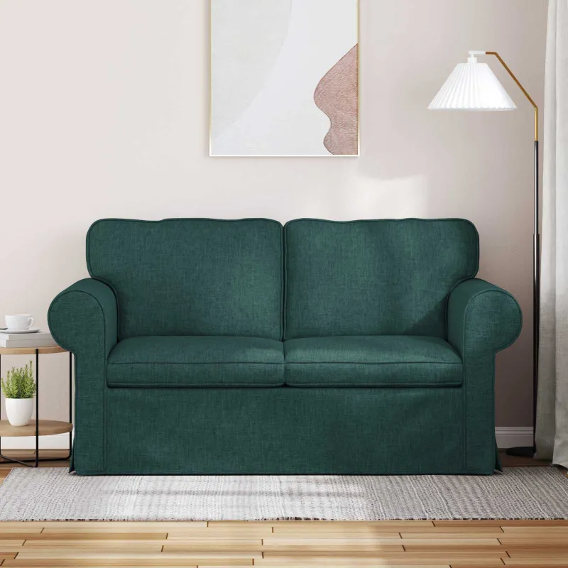 Sofa Tamsiai žalia 155 x 82 x 80 cm audinys