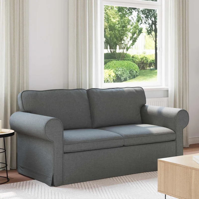 Sofa Tamsiai pilka 175 x 82 x 80 cm audinys