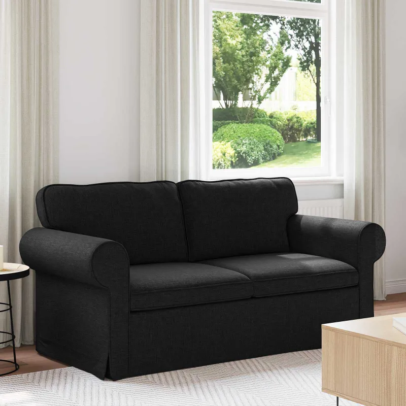 Sofa Juoda 175 x 82 x 80 cm audinys