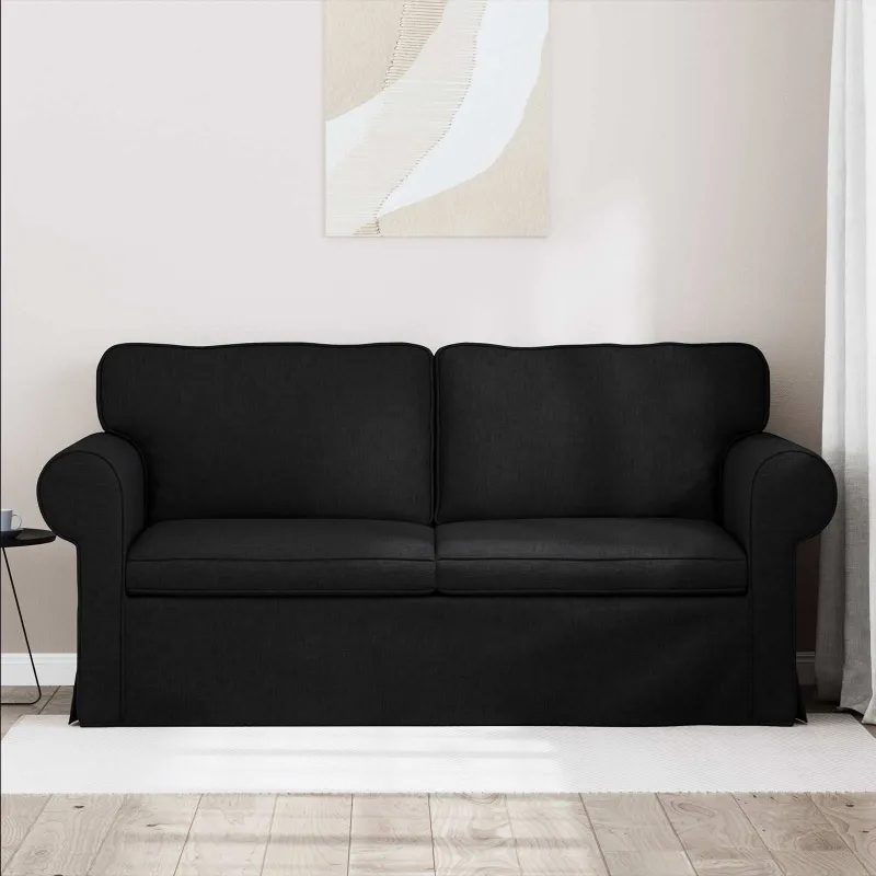 Sofa Juoda 175 x 82 x 80 cm audinys