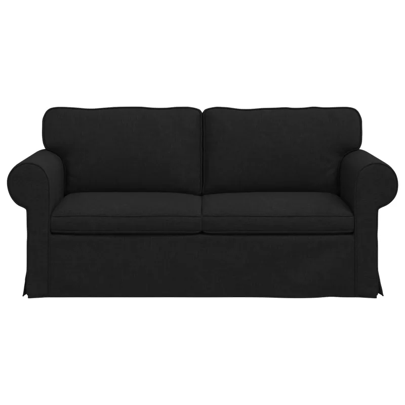 Sofa Juoda 175 x 82 x 80 cm audinys