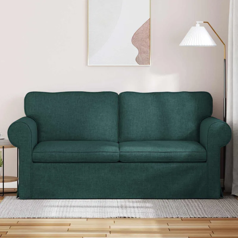 Sofa Tamsiai žalia 175 x 82 x 80 cm audinys