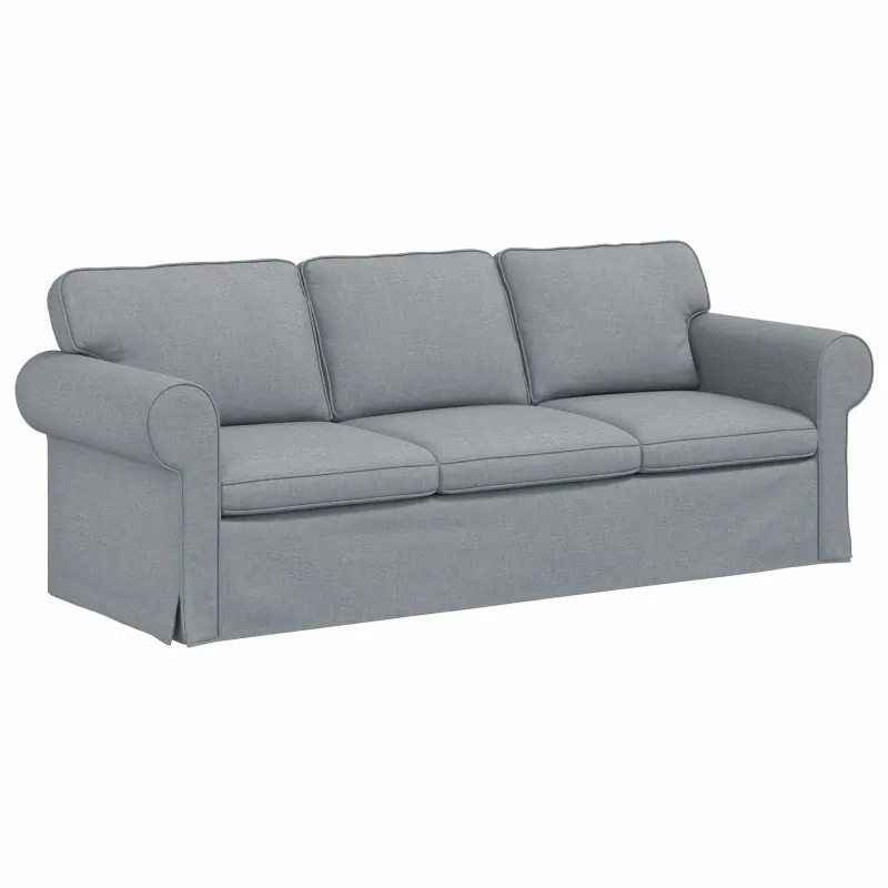 Sofa Šviesiai pilka 215 x 82 x 80 cm audinys