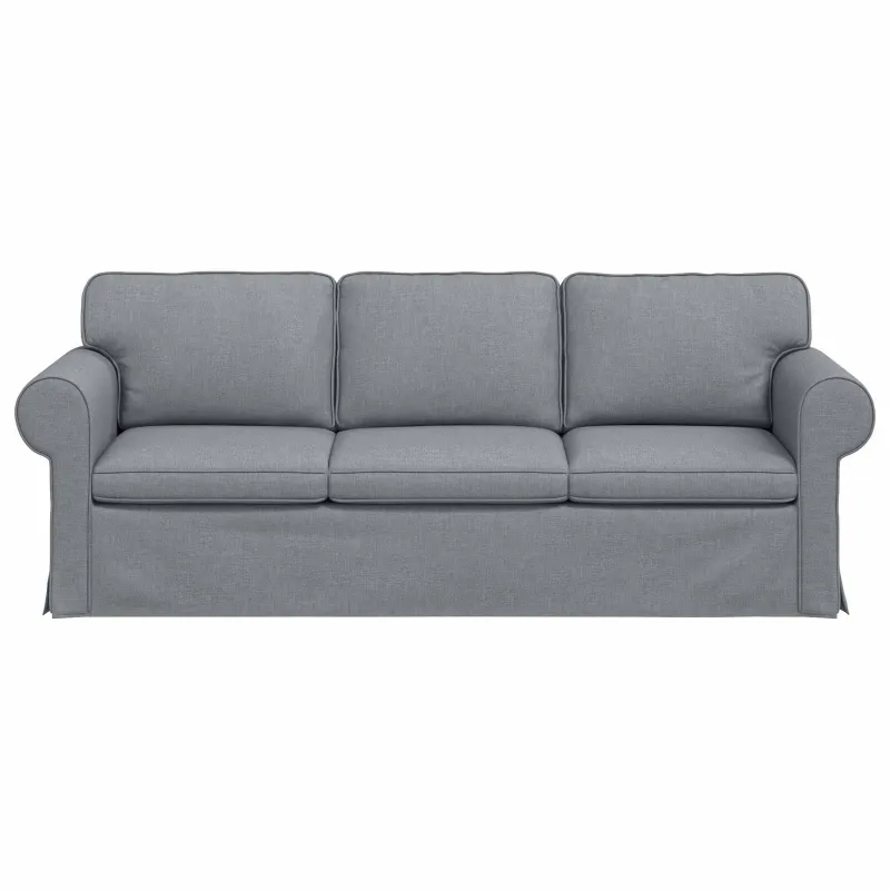 Sofa Šviesiai pilka 215 x 82 x 80 cm audinys