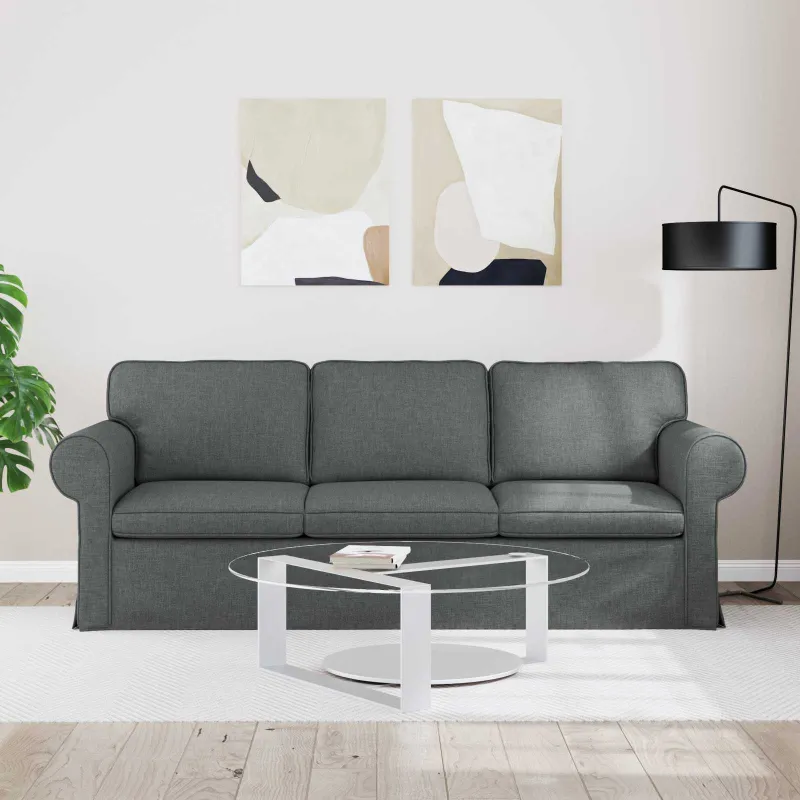 Sofa Tamsiai pilka 215 x 82 x 80 cm audinys