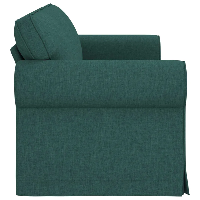 Sofa Tamsiai žalia 215 x 82 x 80 cm audinys