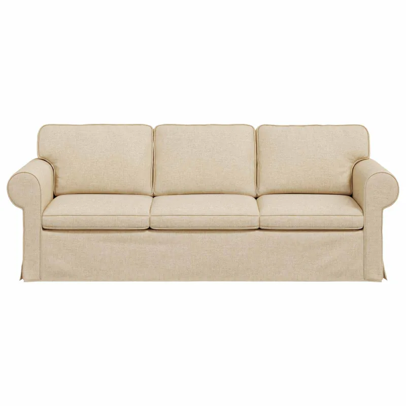 Sofa Kreminė 215 x 82 x 80 cm audinys