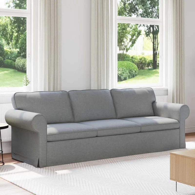 Sofa Šviesiai pilka 245 x 82 x 80 cm audinys