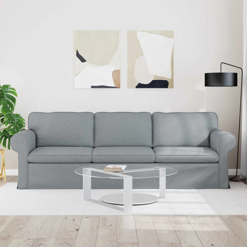 Sofa Šviesiai pilka 245 x 82 x 80 cm audinys
