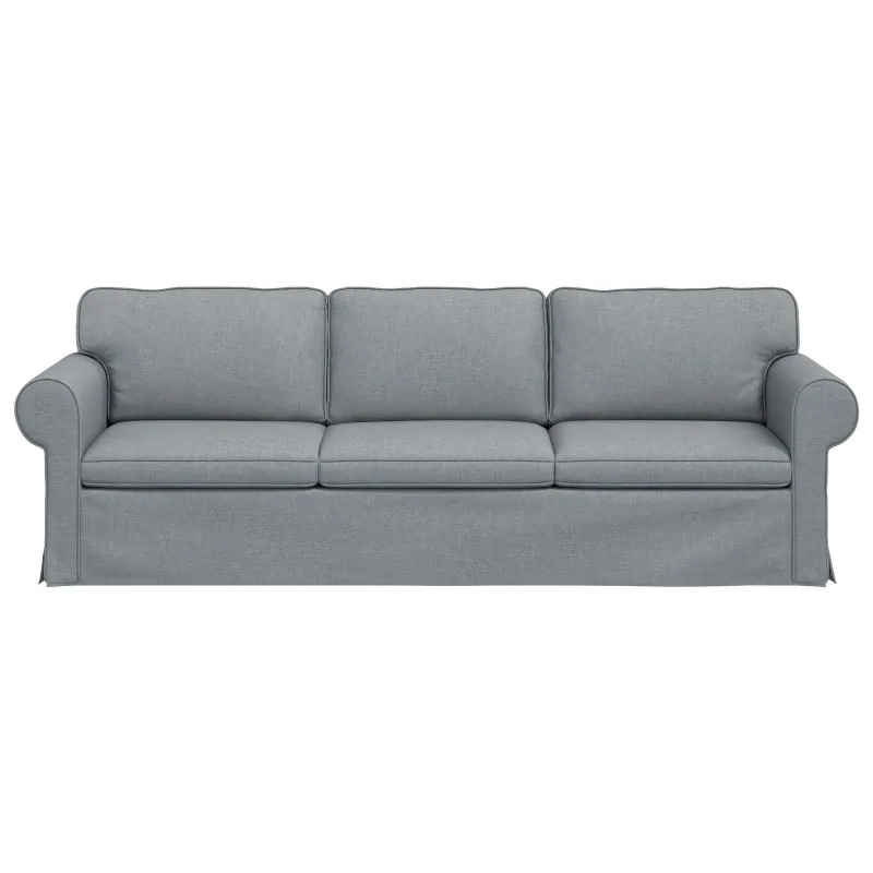 Sofa Šviesiai pilka 245 x 82 x 80 cm audinys