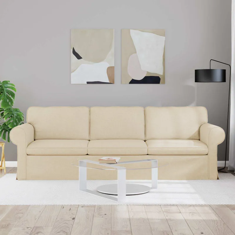 Sofa Kreminė 245 x 82 x 80 cm audinys