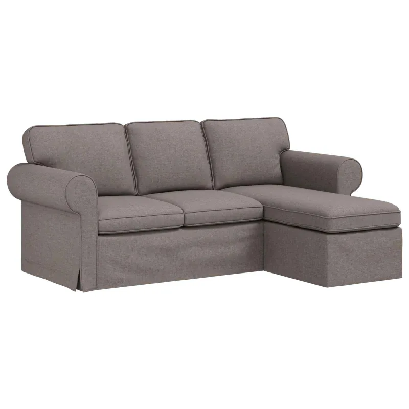 Sofa Tortora 195 x 138 x 80 cm audinys