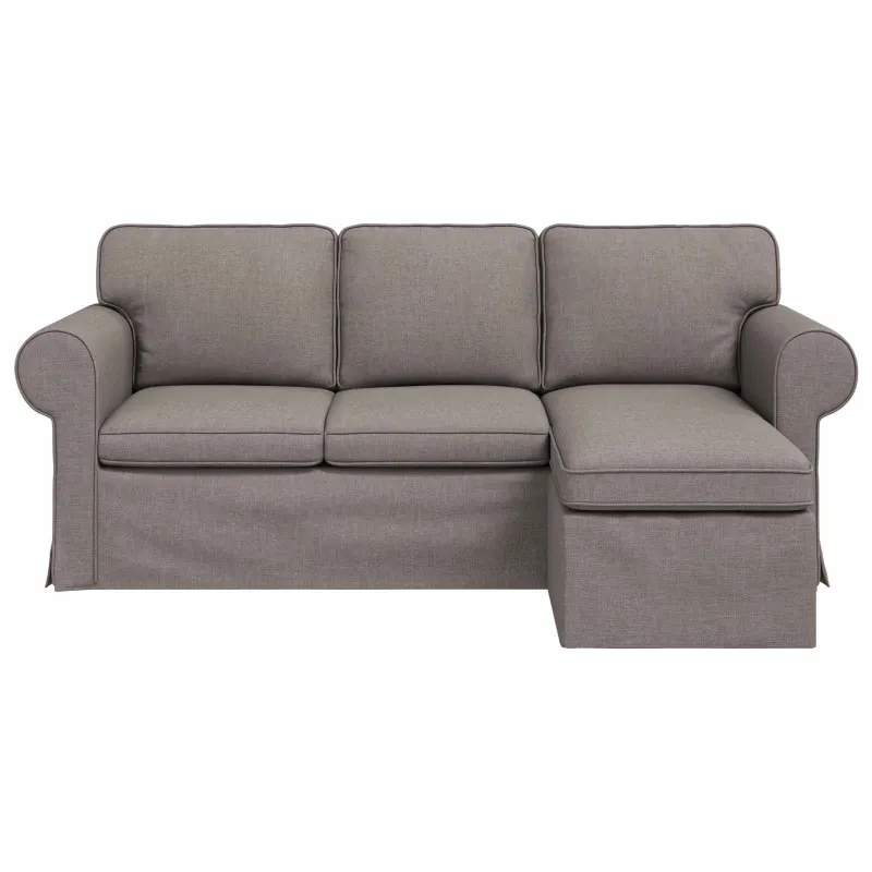 Sofa Tortora 195 x 138 x 80 cm audinys