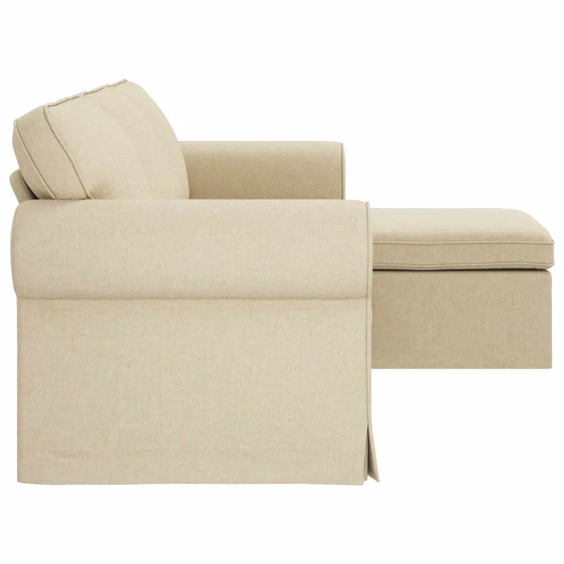 Sofa Kreminė 215 x 138 x 80 cm audinys