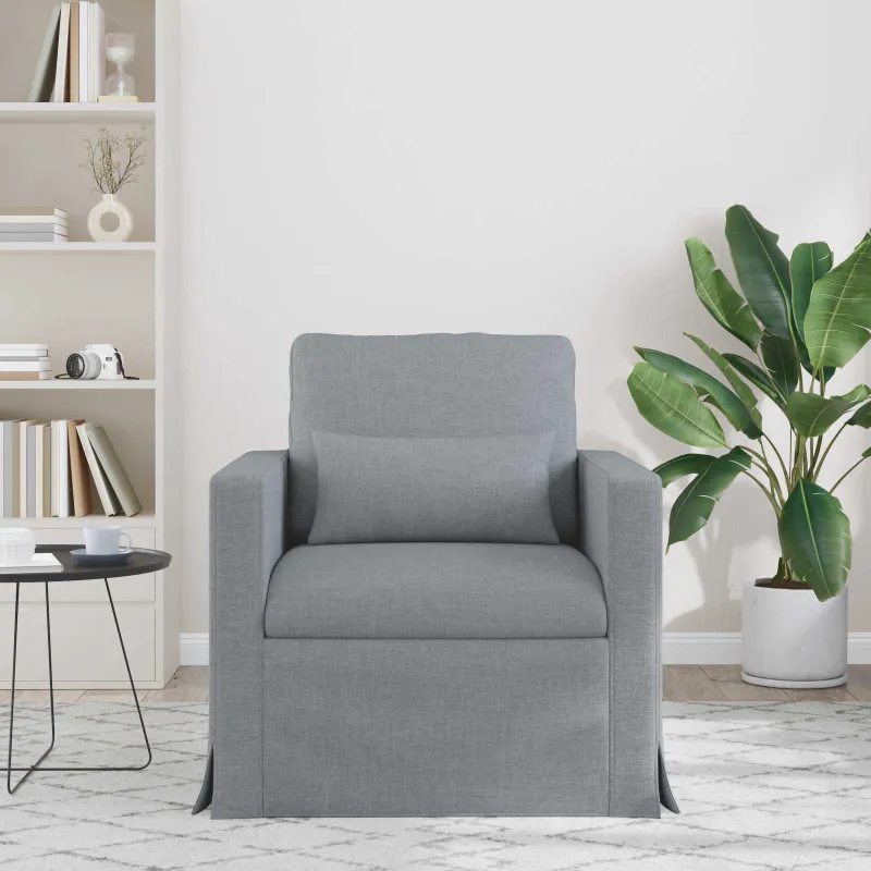 Sofa Šviesiai pilka 78 x 78 x 80 cm audinys