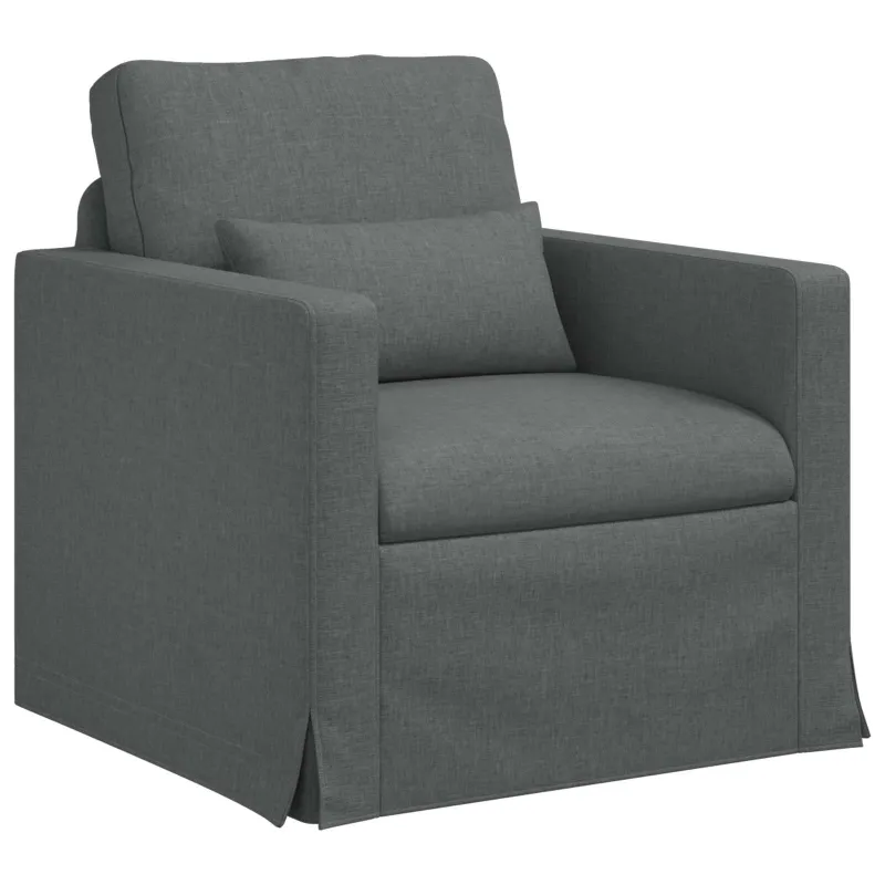 Sofa Tamsiai pilka 78 x 78 x 80 cm audinys