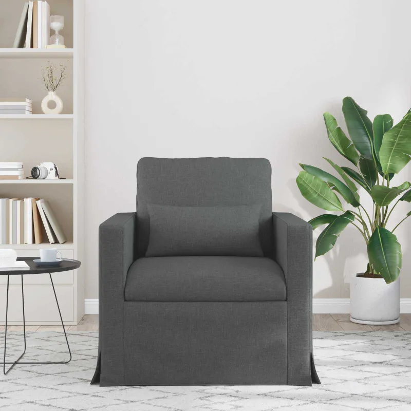 Sofa Tamsiai pilka 78 x 78 x 80 cm audinys