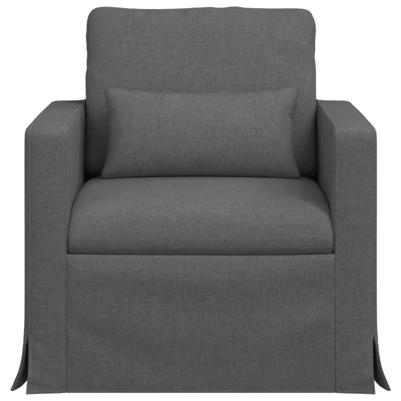 Sofa Tamsiai pilka 78 x 78 x 80 cm audinys