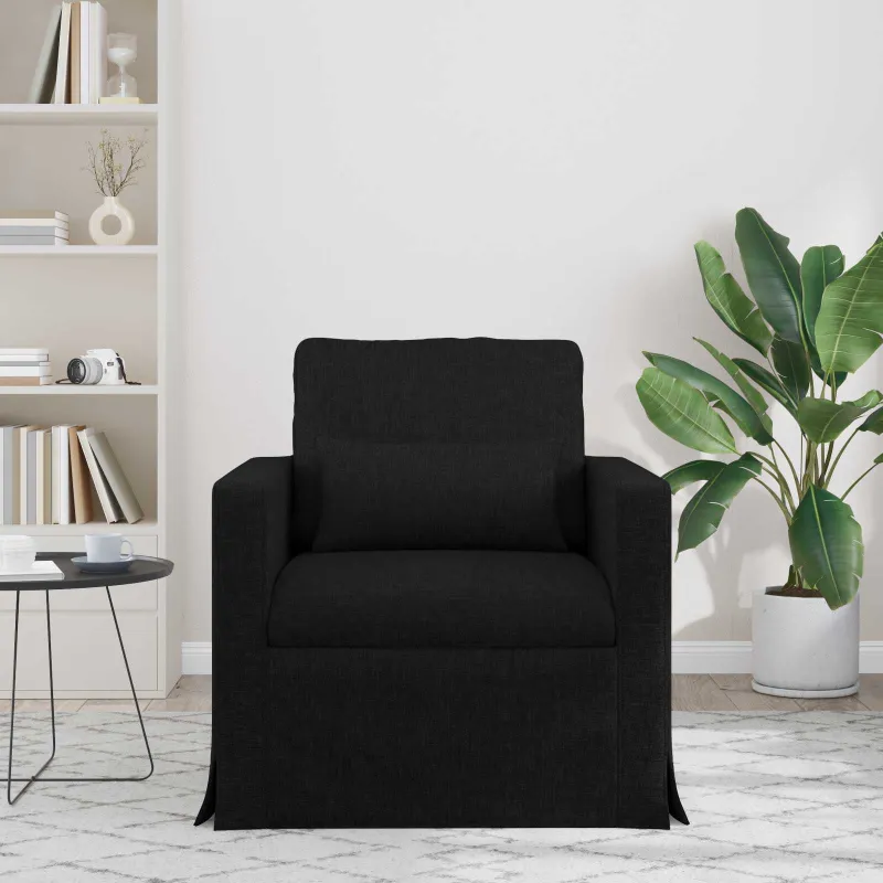 Sofa Juoda 78 x 78 x 80 cm audinys