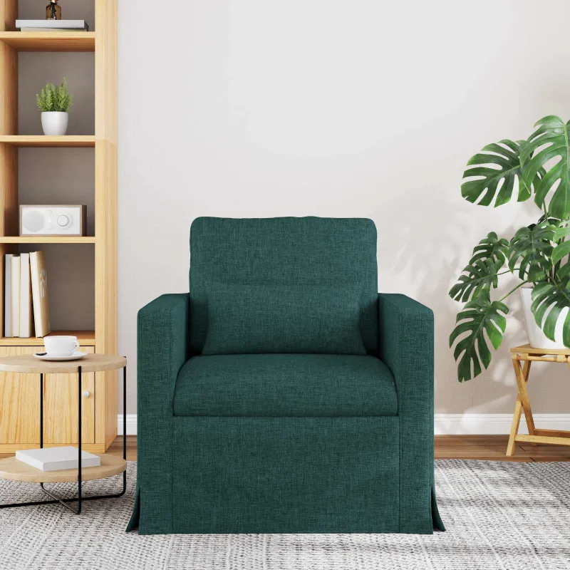 Sofa Tamsiai žalia 78 x 78 x 80 cm audinys