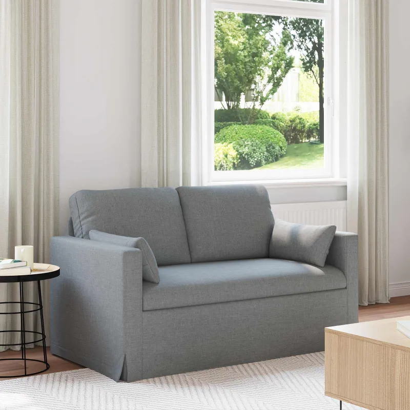 Sofa Šviesiai pilka 139 x 78 x 80 cm audinys