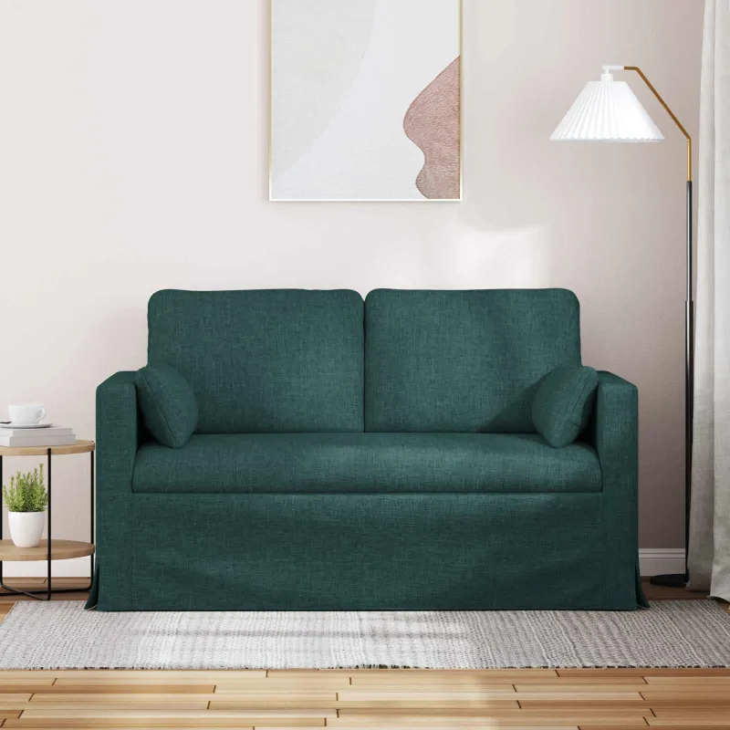 Sofa Tamsiai žalia 139 x 78 x 80 cm audinys