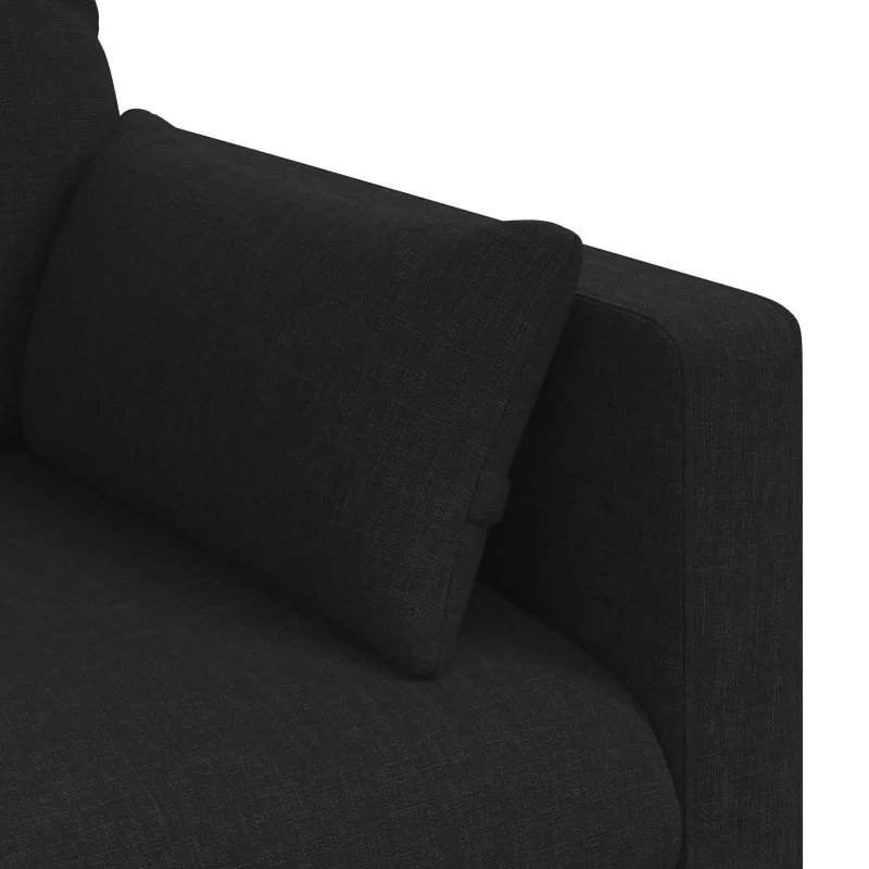 Sofa Juoda 158 x 78 x 80 cm audinys