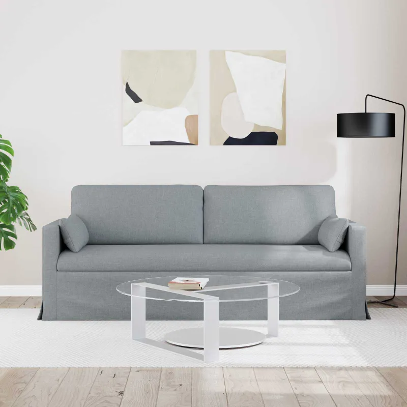 Sofa Šviesiai pilka 78 x 78 x 80 cm audinys