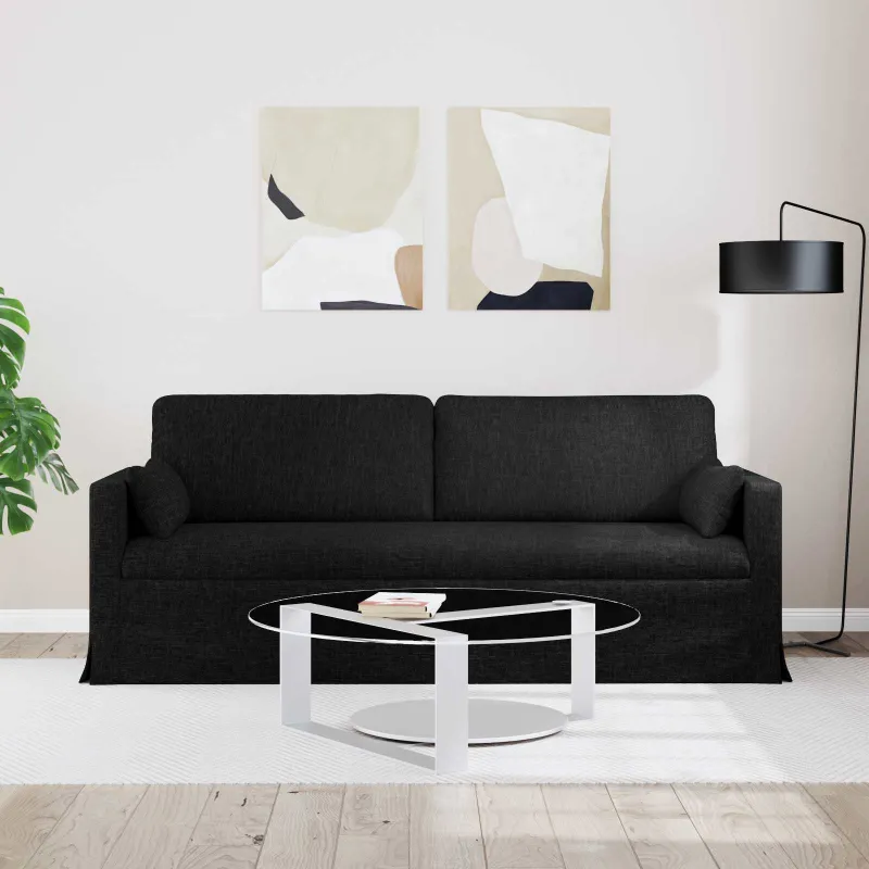 Sofa Juoda 198 x 78 x 80 cm audinys