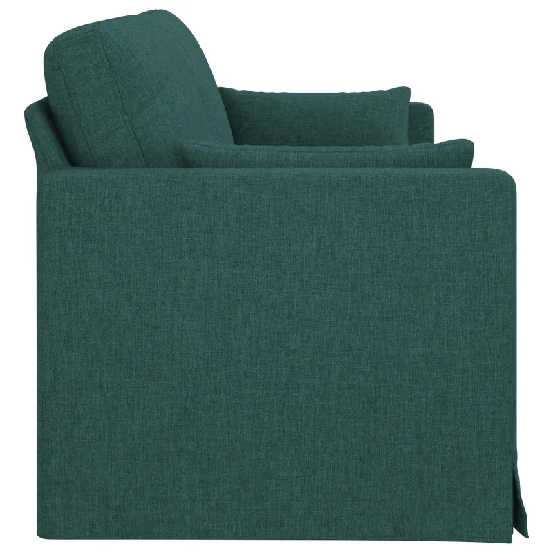 Sofa Tamsiai žalia 198 x 78 x 80 cm audinys