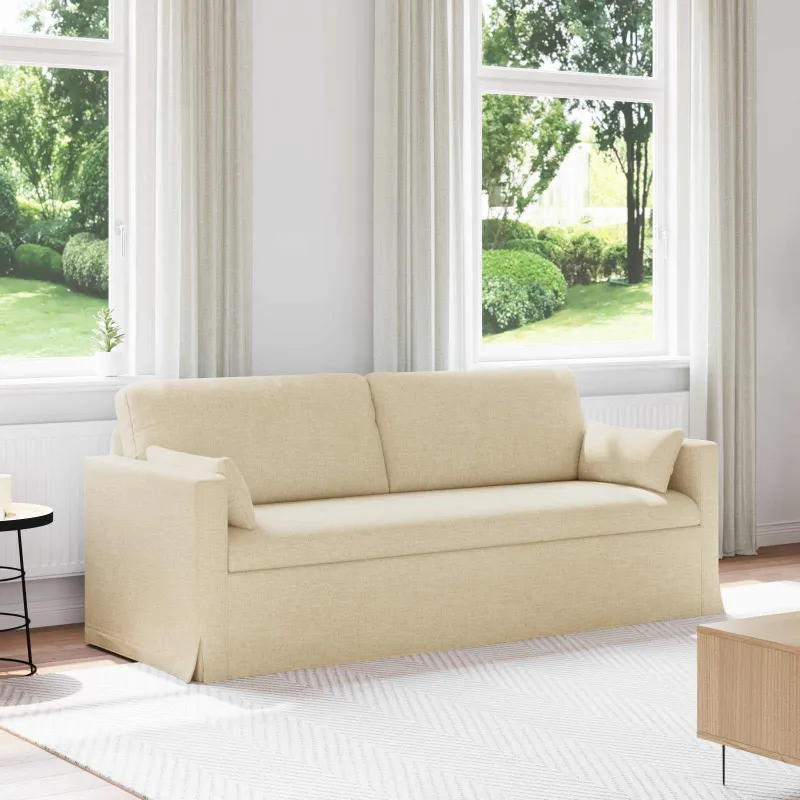 Sofa Kreminė 198 x 78 x 80 cm audinys
