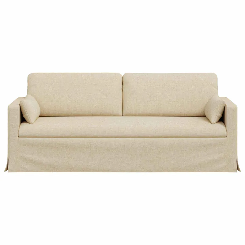 Sofa Kreminė 198 x 78 x 80 cm audinys