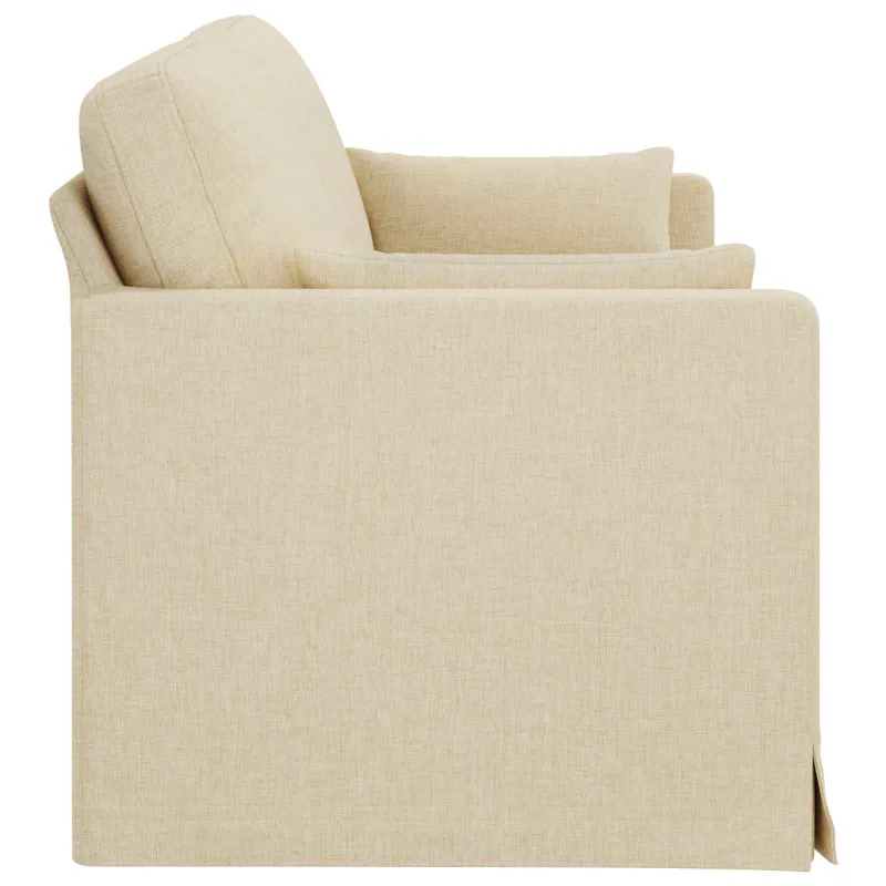 Sofa Kreminė 198 x 78 x 80 cm audinys
