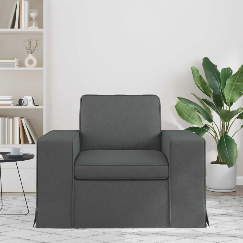 Sofa Tamsiai pilka 103 x 80 x 82 cm audinys