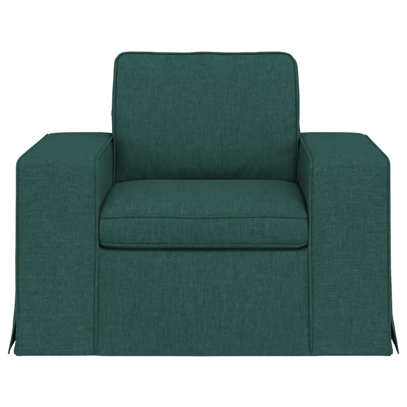 Sofa Tamsiai žalia 103 x 80 x 82 cm audinys