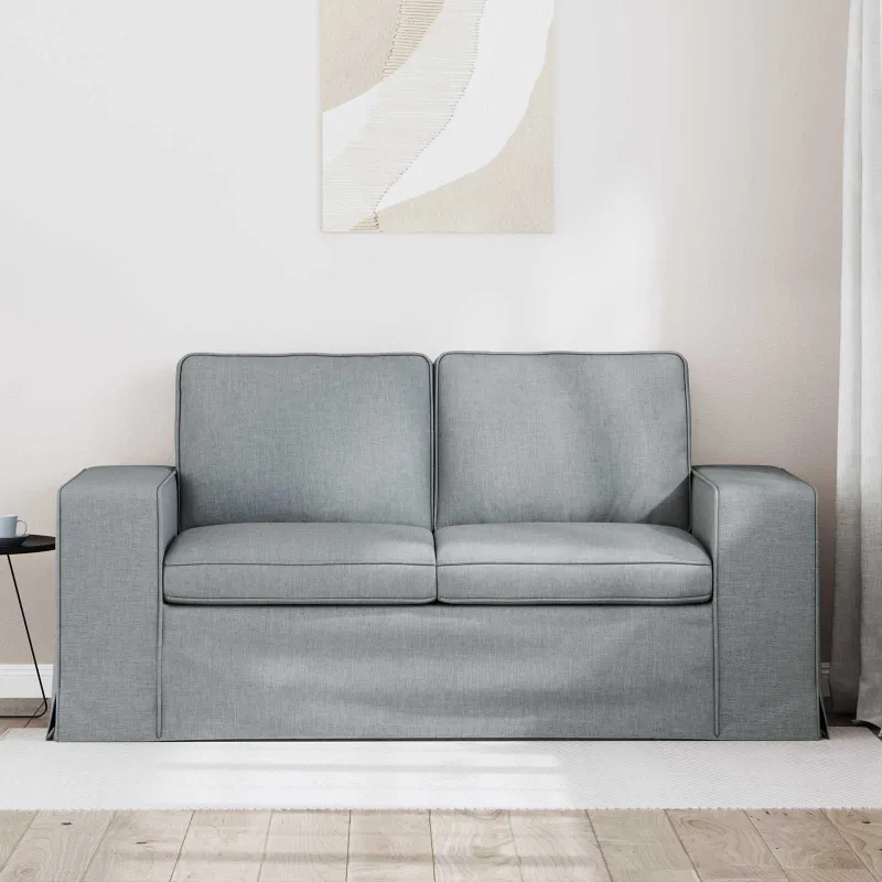Sofa Šviesiai pilka 162 x 80 x 82 cm audinys