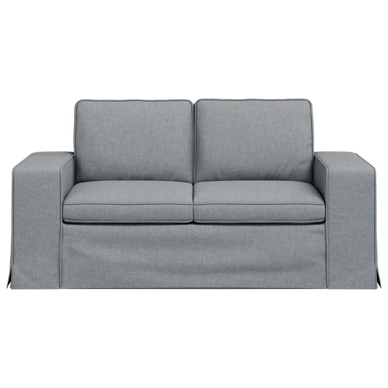 Sofa Šviesiai pilka 162 x 80 x 82 cm audinys