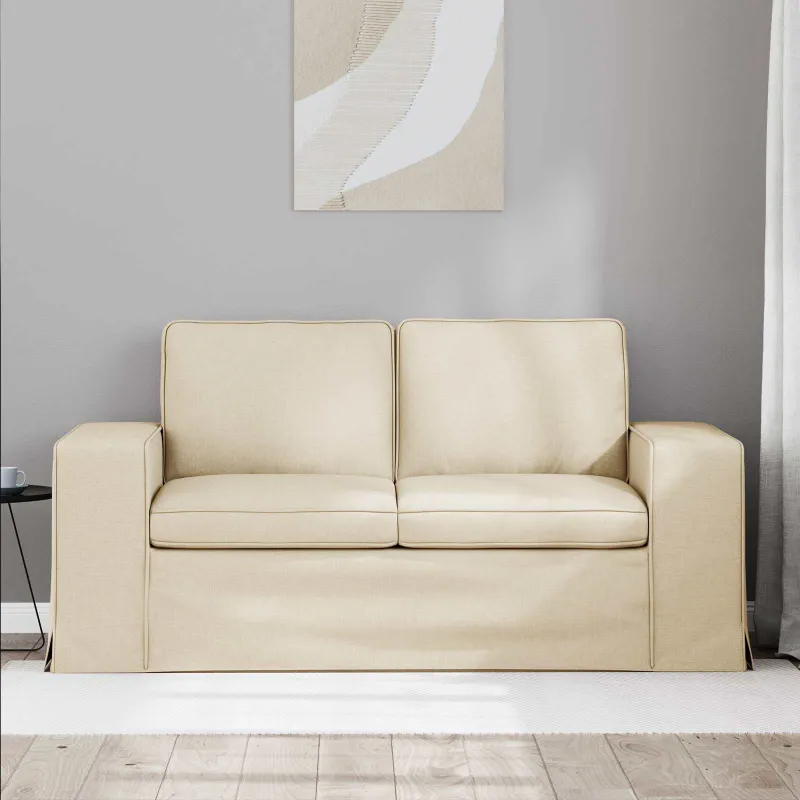 Sofa Kreminė 162 x 80 x 82 cm audinys