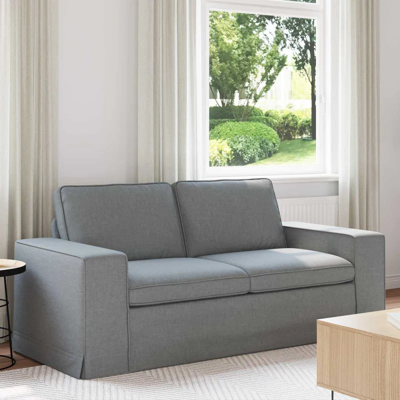 Sofa Šviesiai pilka 182 x 80 x 82 cm audinys