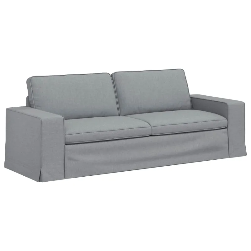 Sofa Šviesiai pilka 222 x 80 x 82 cm audinys