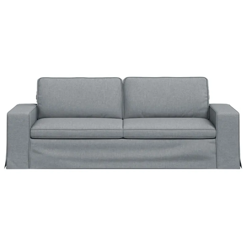 Sofa Šviesiai pilka 222 x 80 x 82 cm audinys