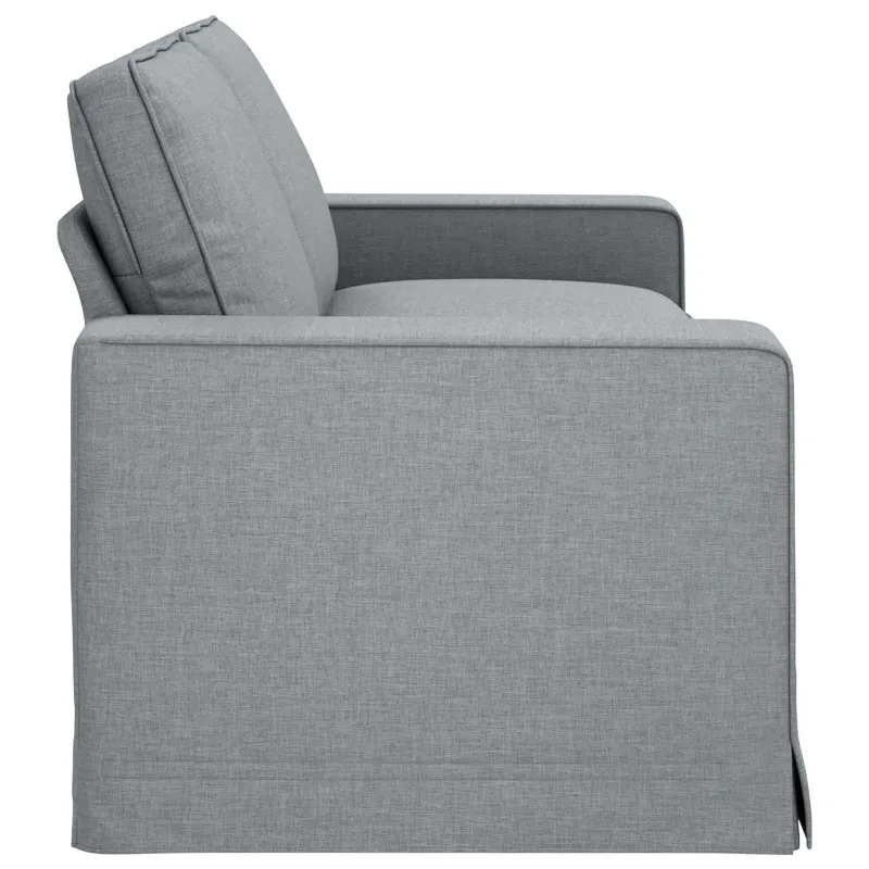 Sofa Šviesiai pilka 222 x 80 x 82 cm audinys